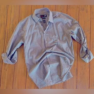 JF J. Ferrar Slim Mechanical Stretch Men’s Shirt